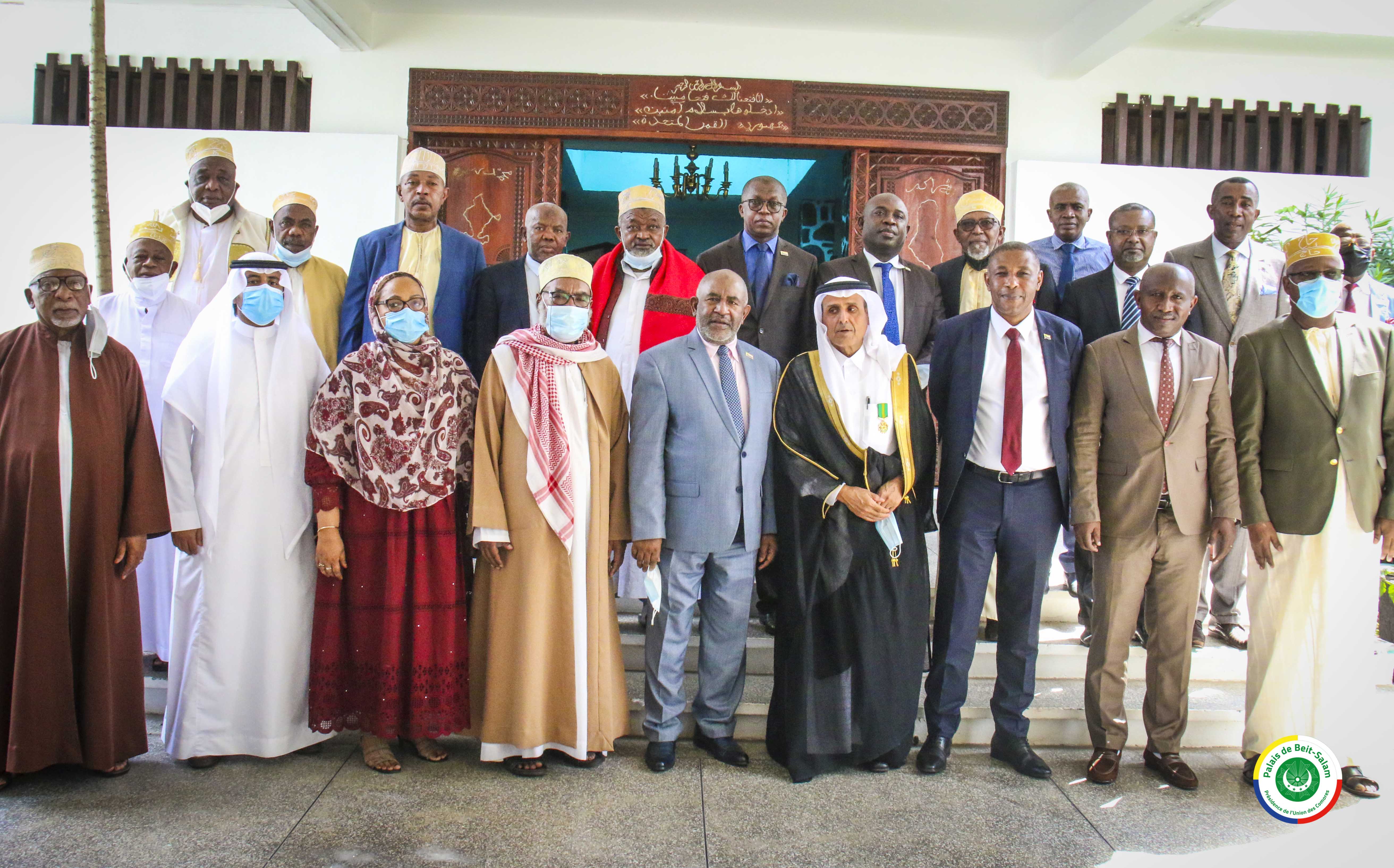 Cérémonie de départ et de décoration de S.E Dr Mr. Hamad Ben Mohammad Al Hajiri Ambassadeur Extraordinaire et Plénipotentiaire du Royaume d’Arabie Saoudite Près l’Union des Comores.